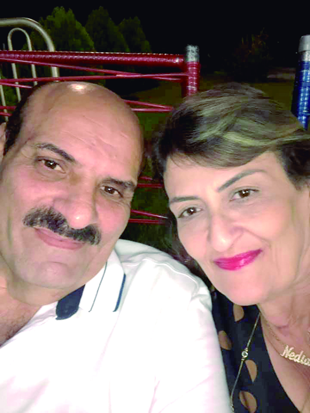 Samir Salem e esposa Nédia Salem