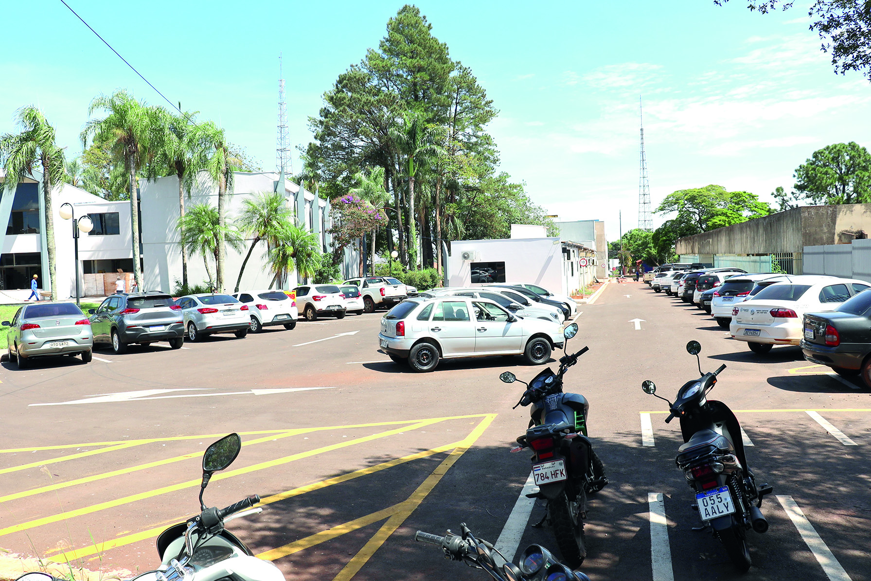 Concluída reforma do estacionamento no Paço Municipal