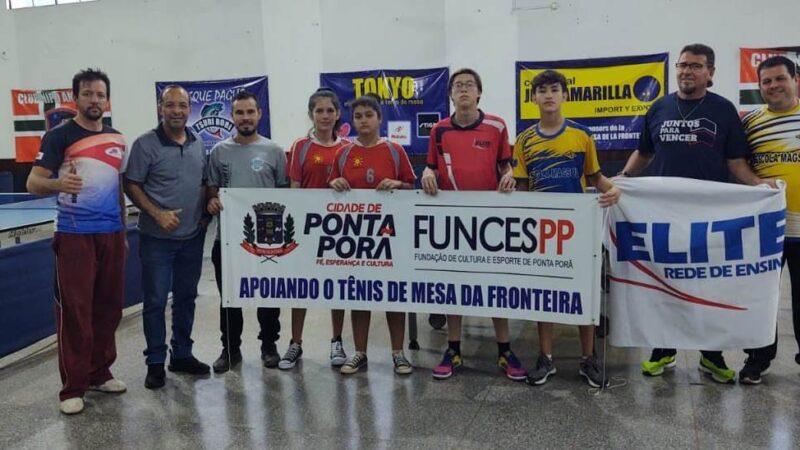 Ponta Porã define atletas para Jogos Escolares no tênis de mesa