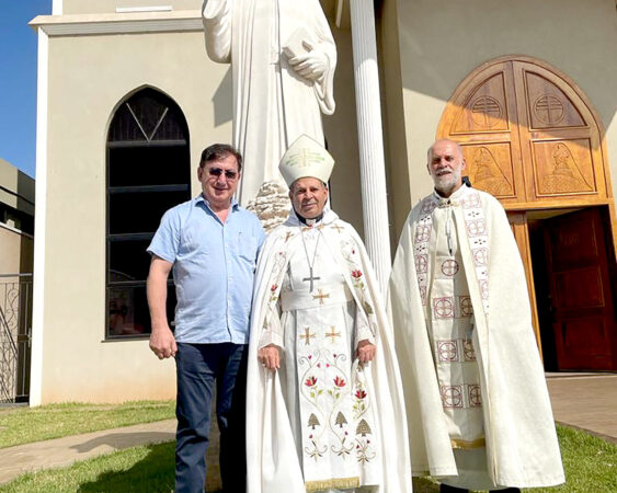 Com visita do Bispo, Paróquia Maronita celebrou três anos de fundação em Ponta P