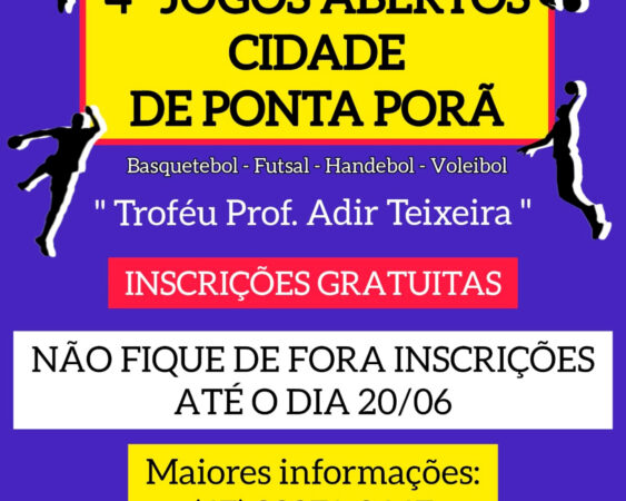 Funcespp abre inscrições para jogos abertos