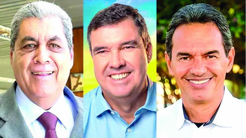 Um dos três será eleito Governador de MS