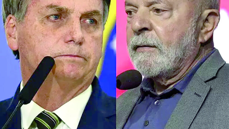 Com diferença de 5 pontos, Lula e Bolsonaro vão se enfrentar no 2º turno