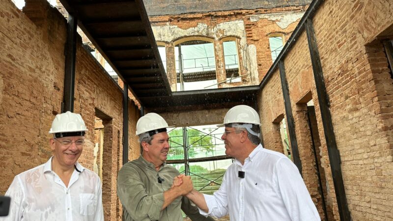 Eduardo Riedel visita obras em Ponta Porã e anuncia investimentos