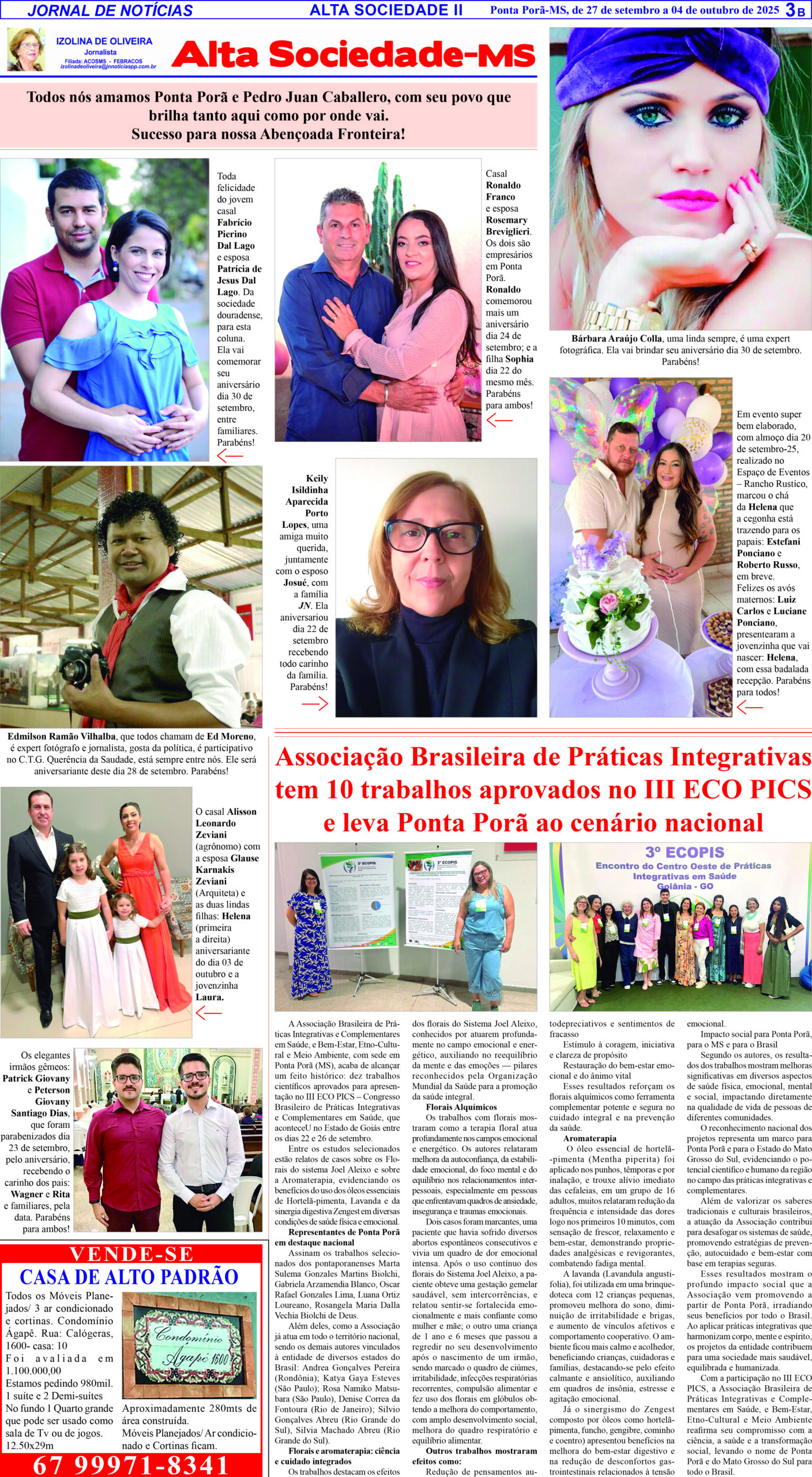 Alta sociedade 824 – 3B