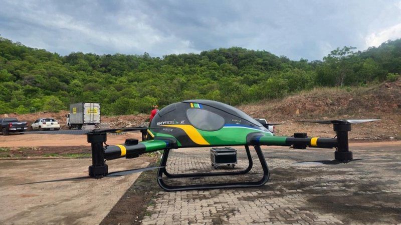 O lançamento do drone Skyros repercute na imprensa nacional