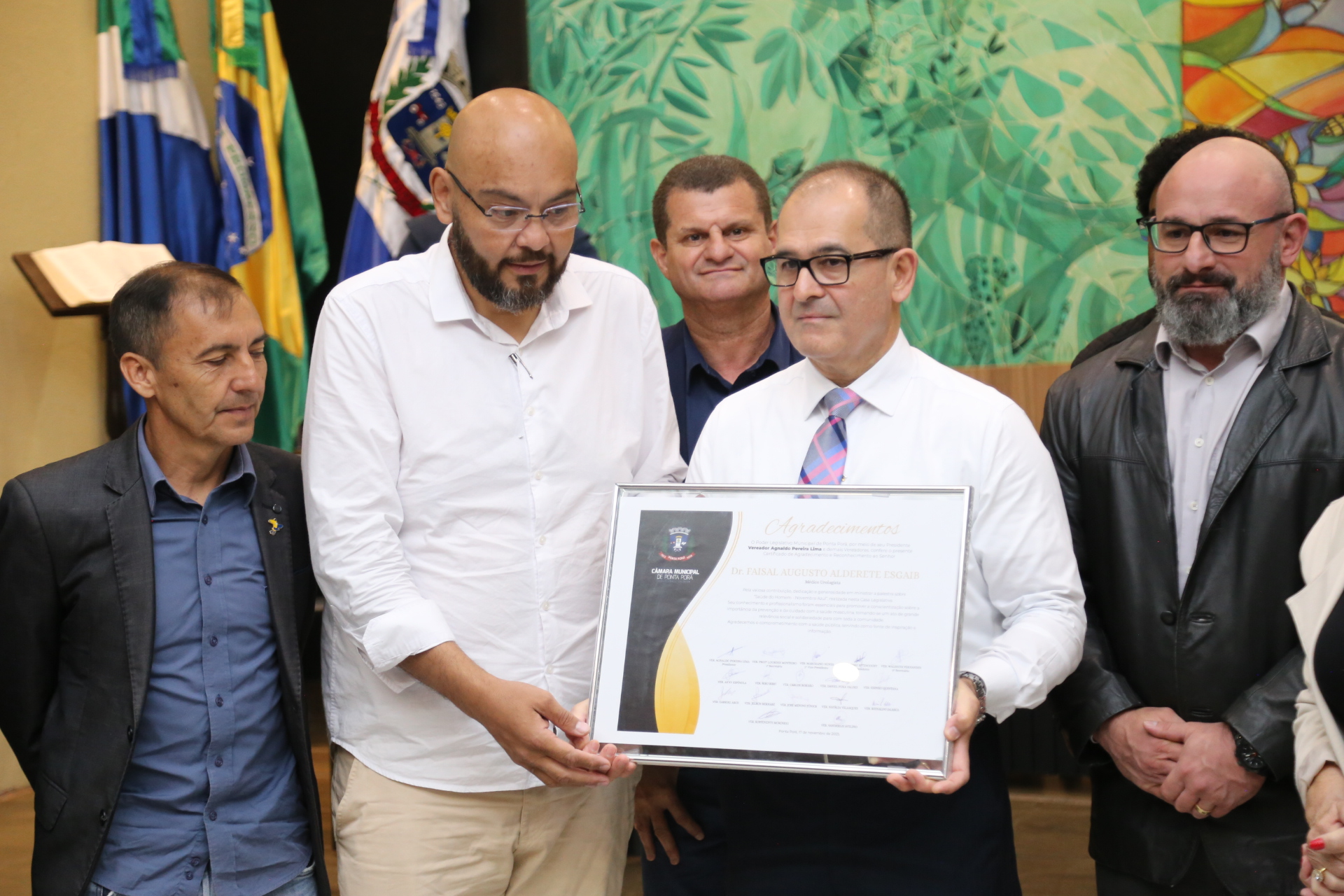 Dr. Faisal palestrou sobre a “Saúde do Homem” na Câmara Municipal de Ponta Porã