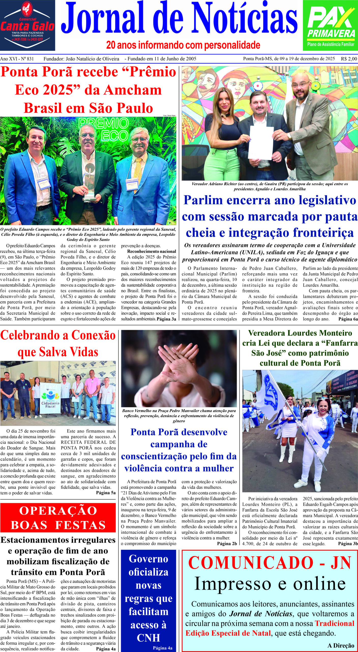 Edição 831 – CAPA A