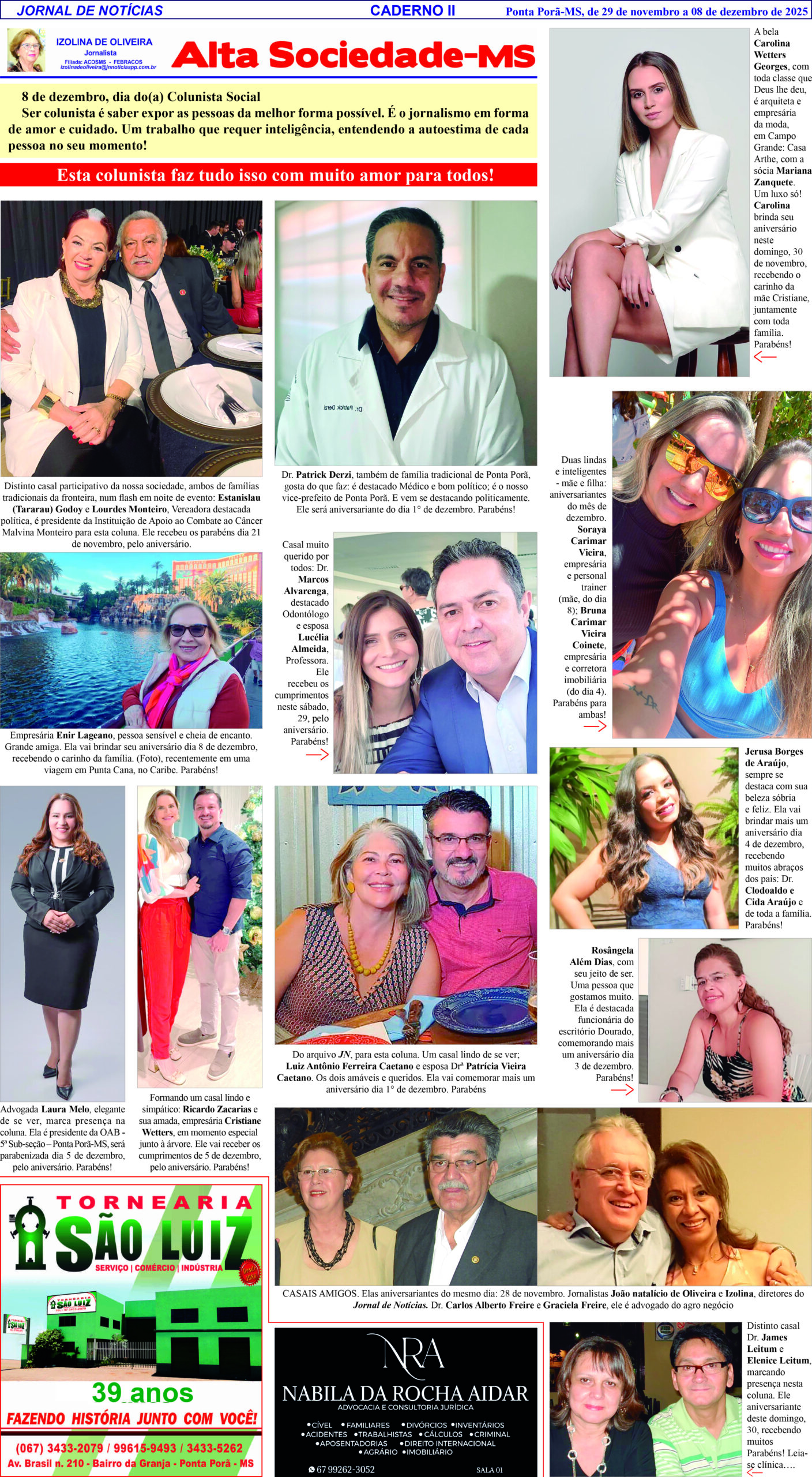 Edição 830 – 1B Alta Sociedade