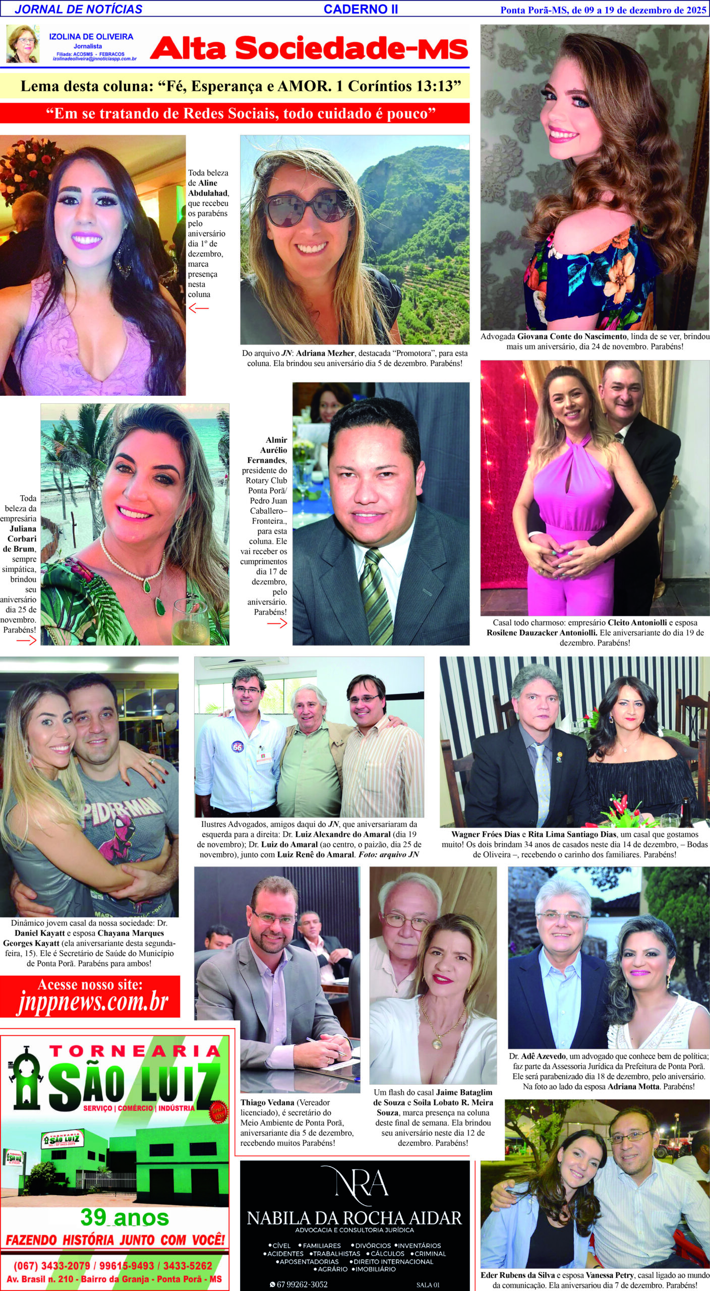 Edição 831 – Alta Sociedade