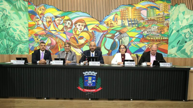 Câmara de Ponta Porã vota orçamento e elege Mesa Diretora 2026