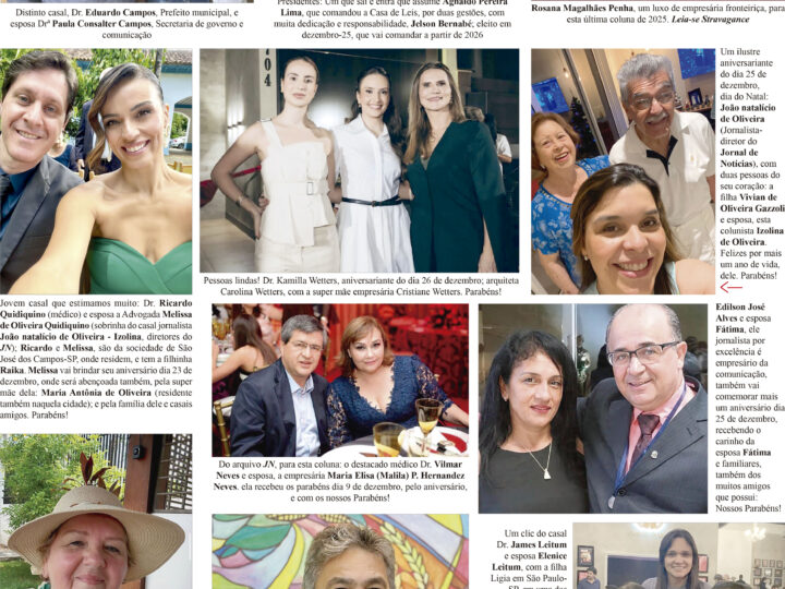 EDIÇÃO ESPECIAL 832 – ALTA SOCIEDADE