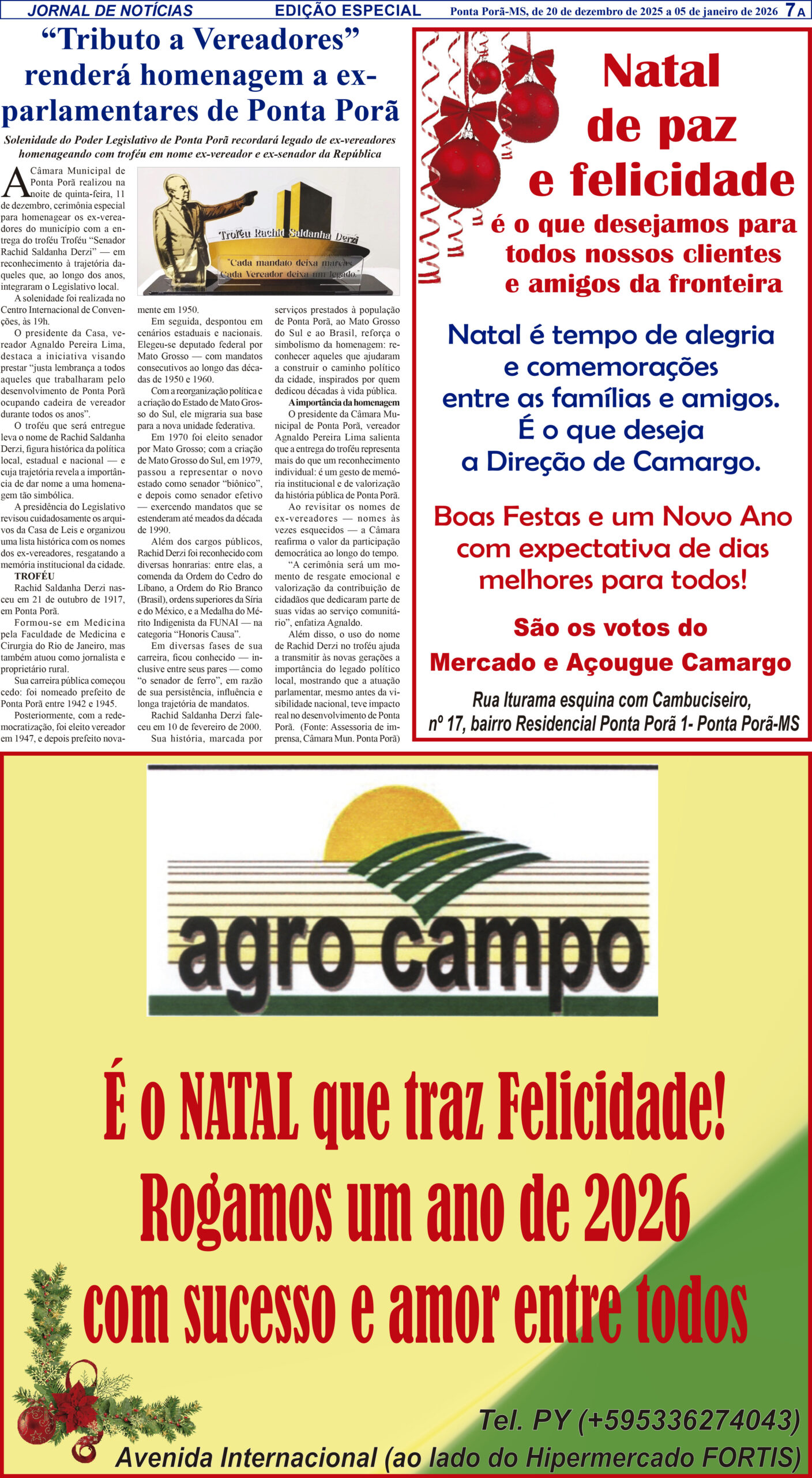 EDIÇÃO ESPECIAL 832 – 7A