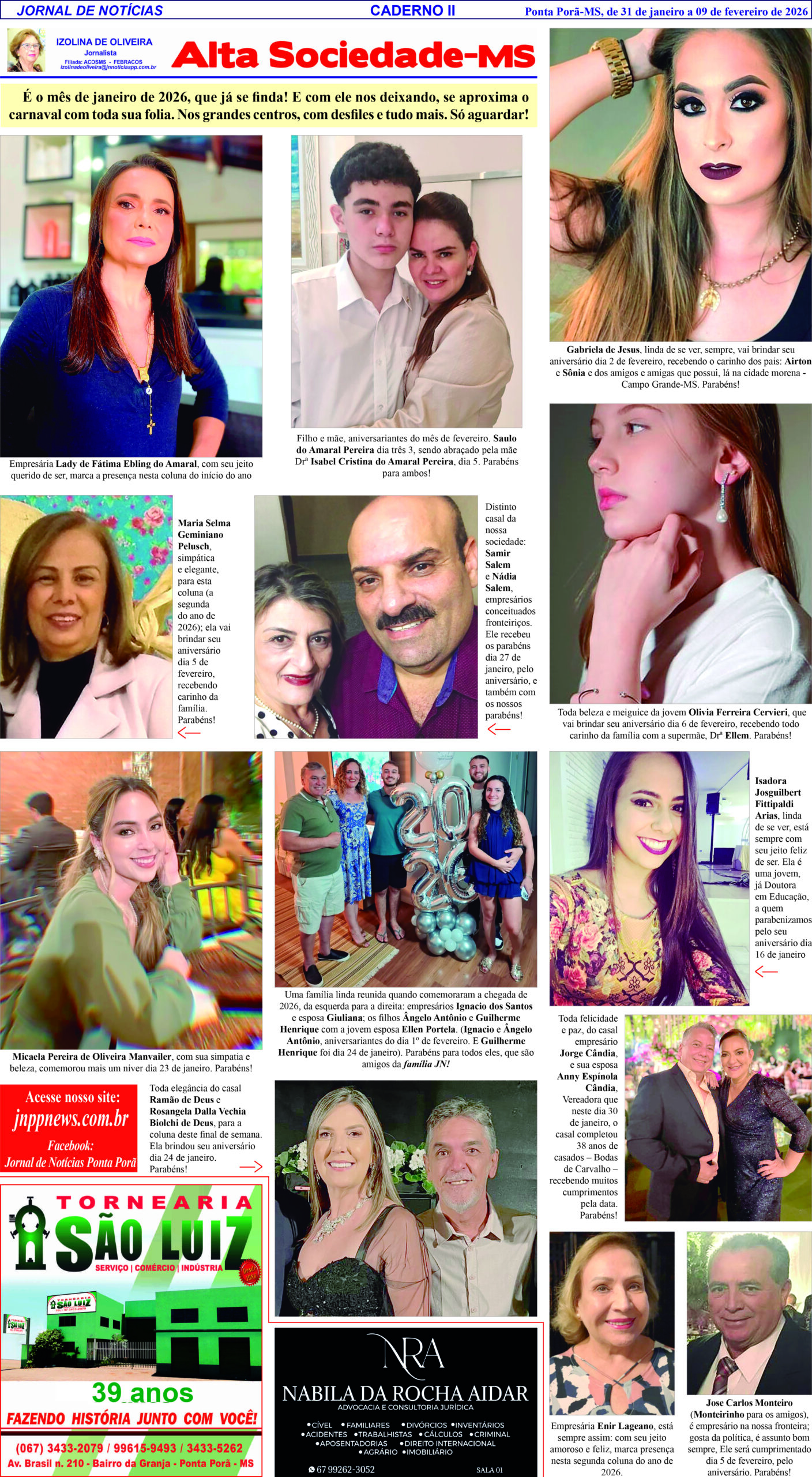 Capa Alta Sociedade – Edição 834