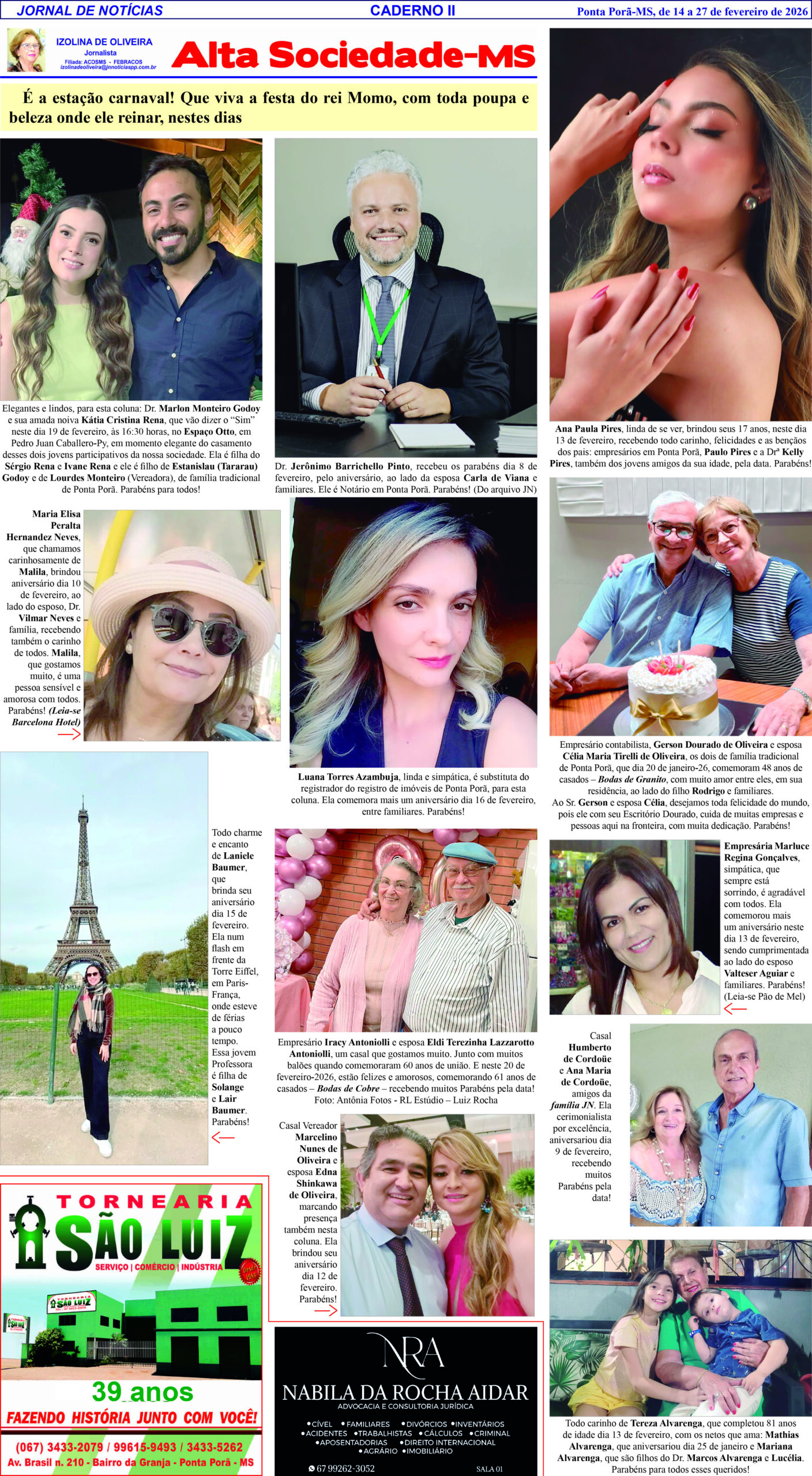 Edição 835 CAPA B – ALTA SOCIEDADE