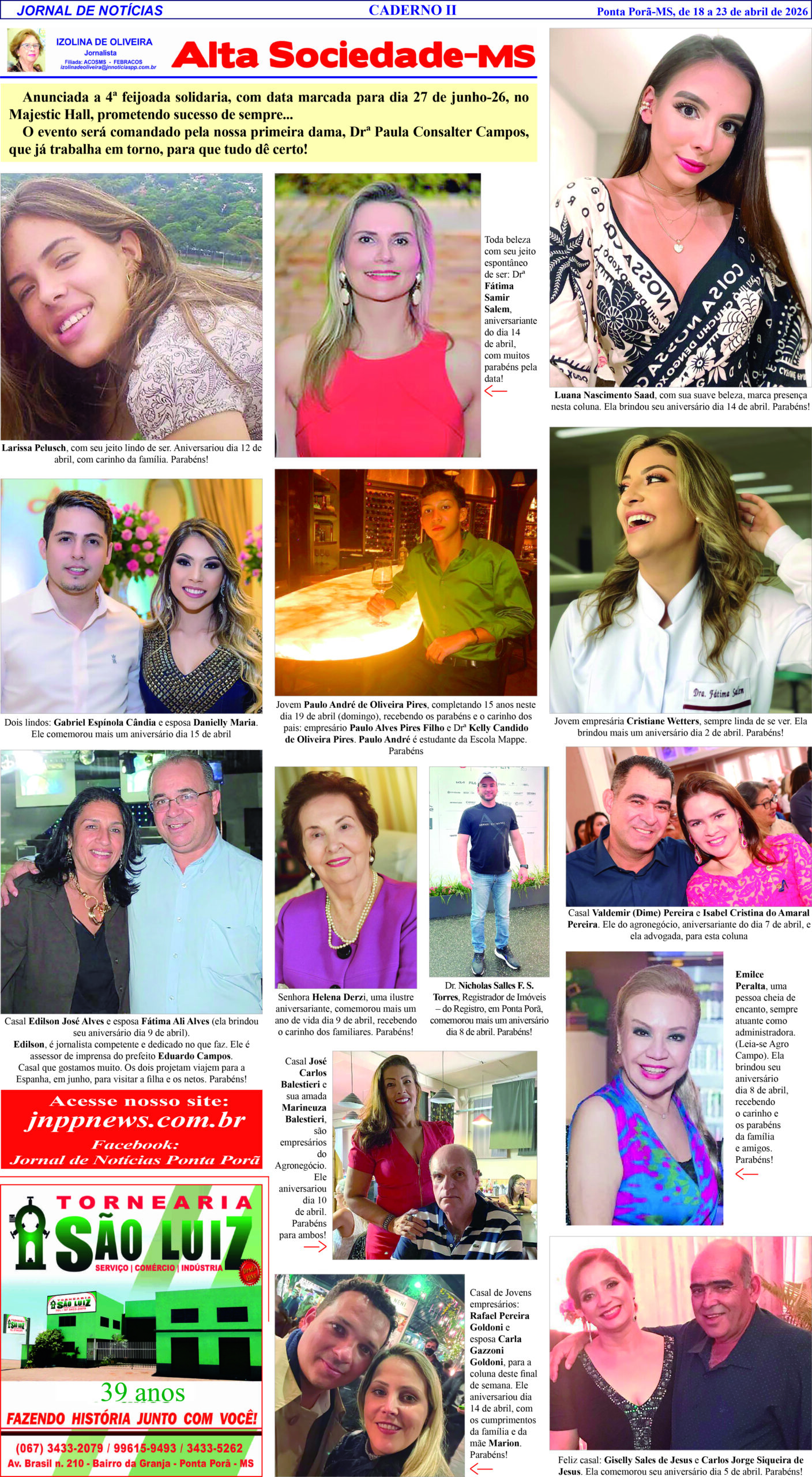 Edição 840 1B Alta Sociedade