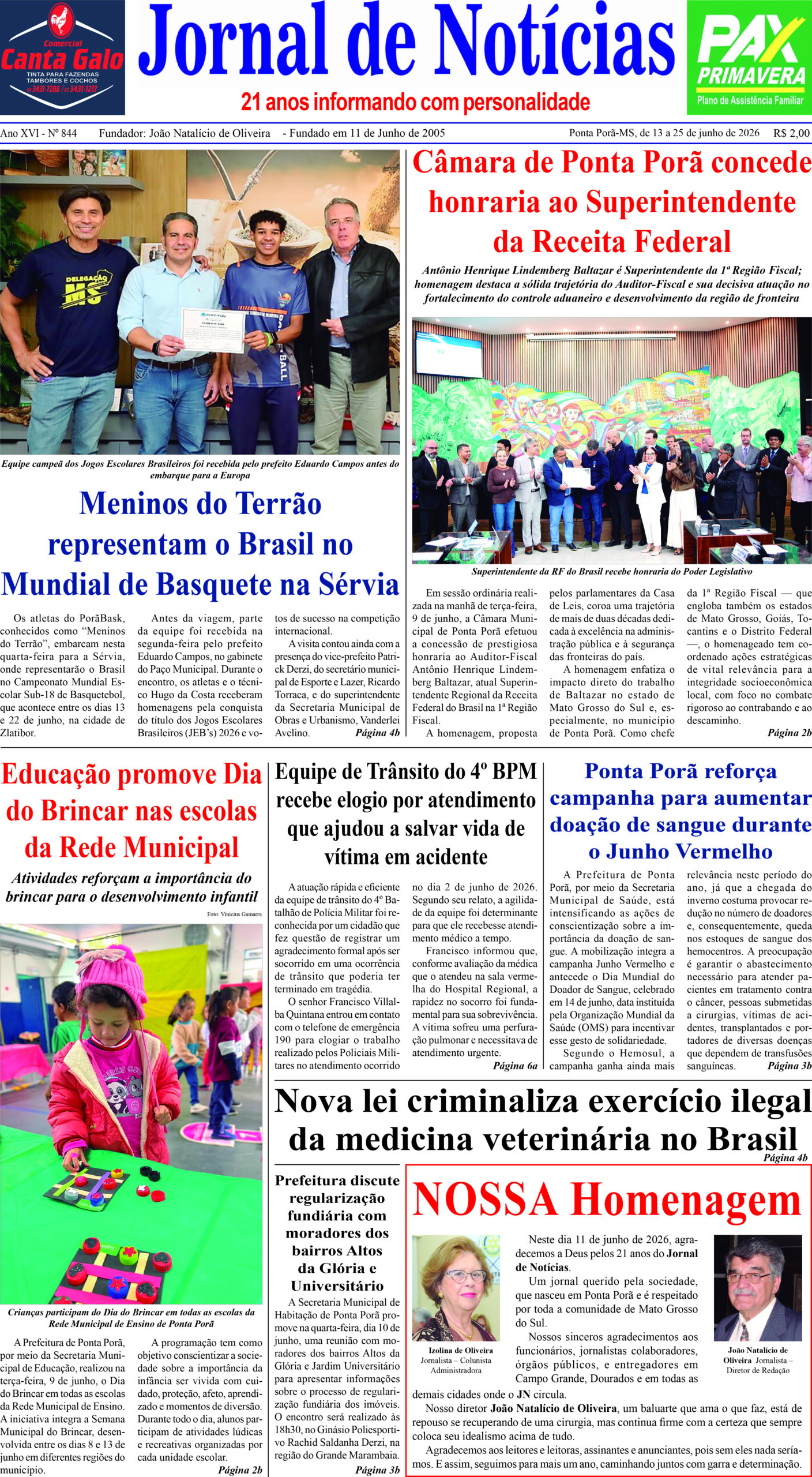 Edição 844 CAPA A