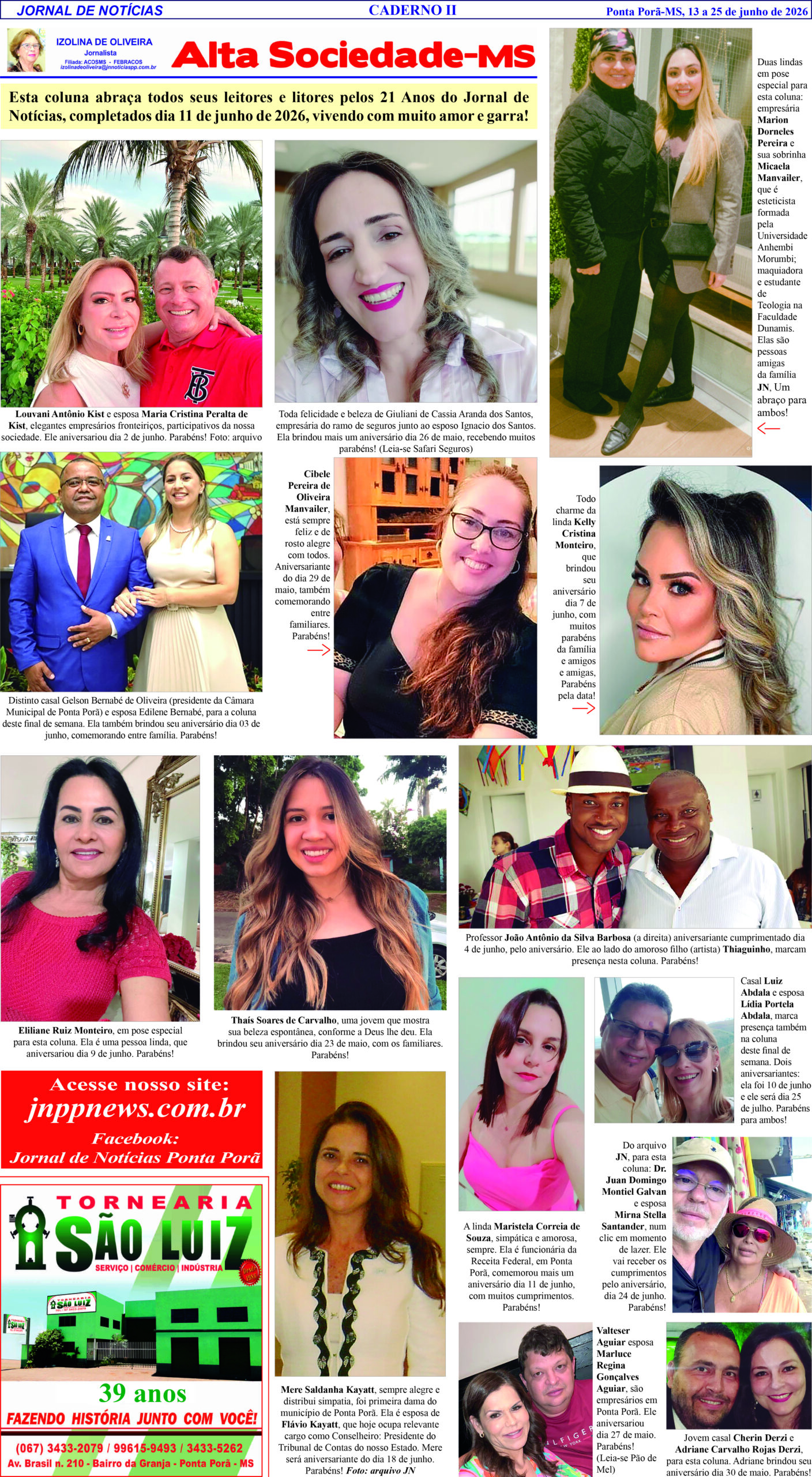 Edição 844 CAPA B – ALTA SOCIEDADE
