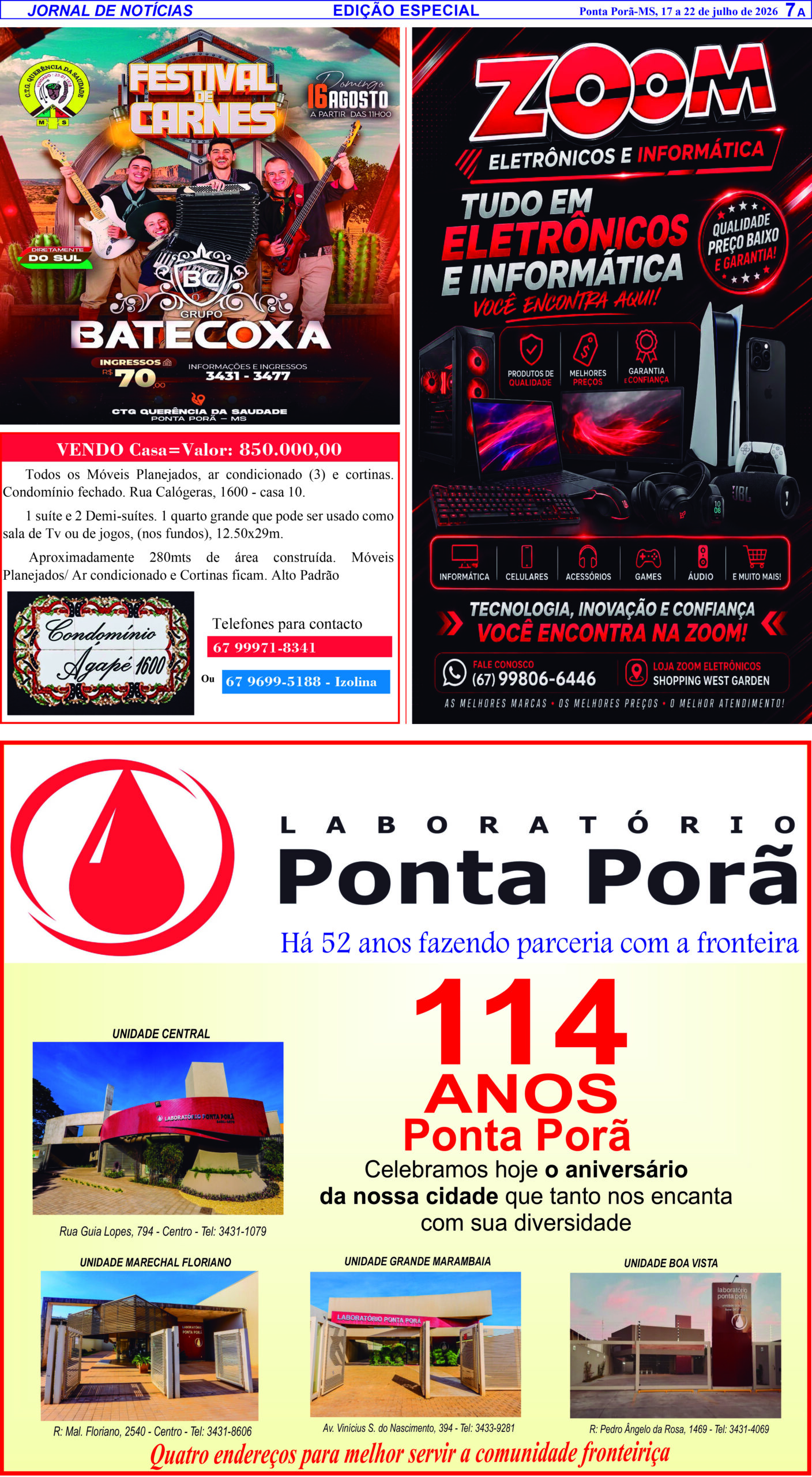Edição ESPECIAL 846 7A