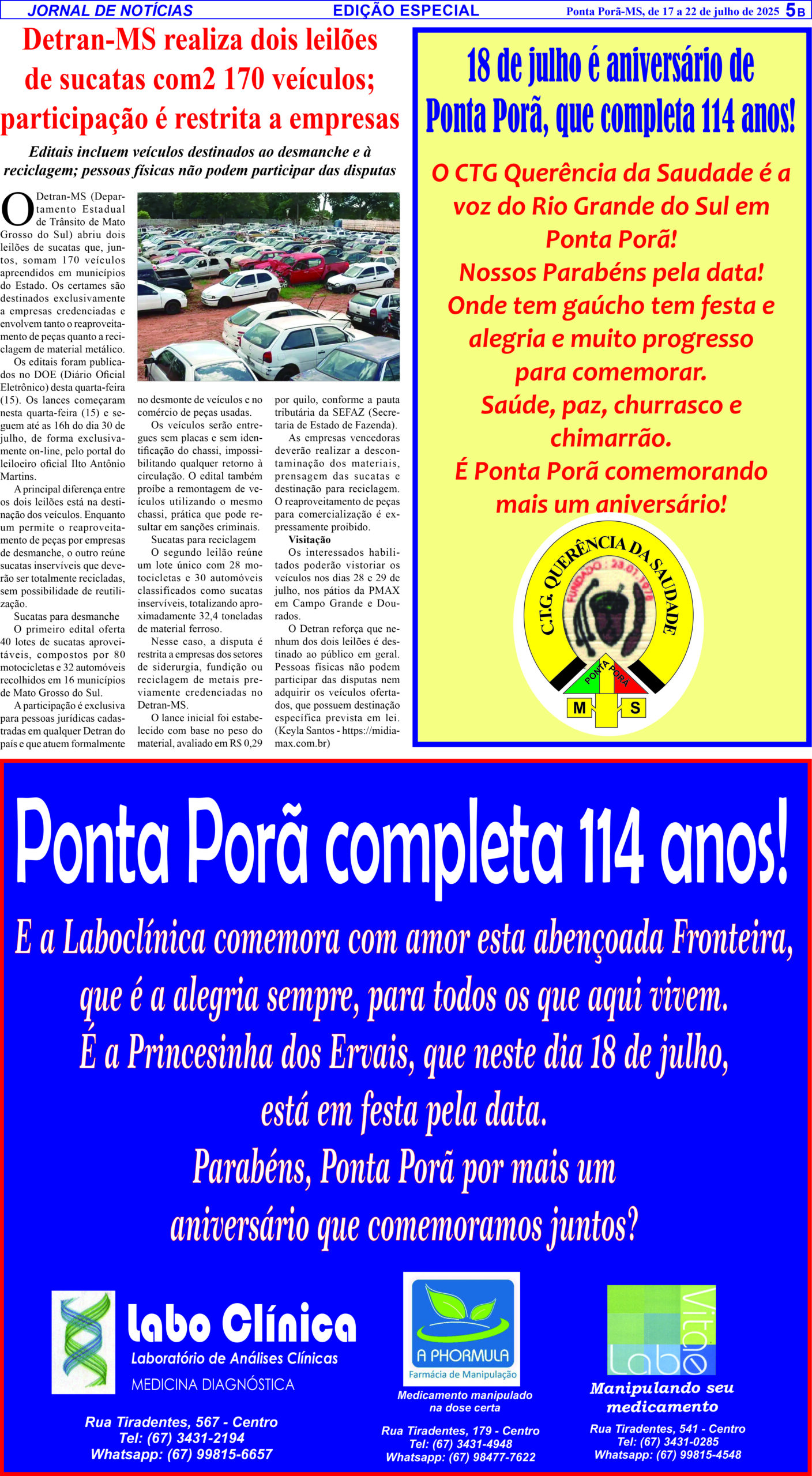 Edição ESPECIAL 846 5B