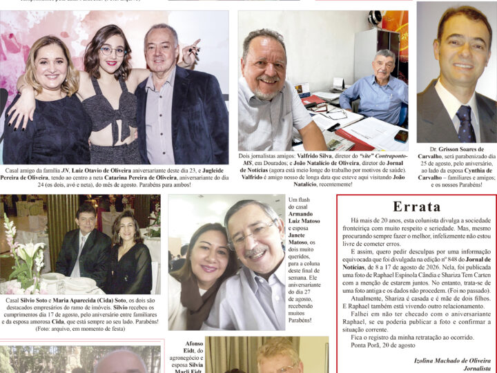 Edição 849 1B ALTA SOCIEDADE