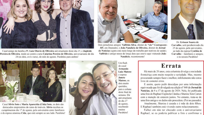 Edição 849 1B ALTA SOCIEDADE