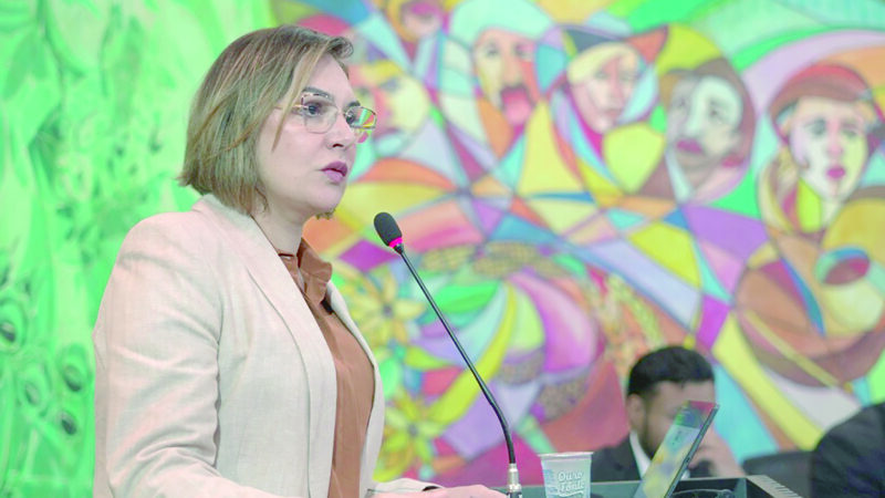 Ao transmitir mensagem aos vereadores, secretária anuncia licitação da Casa da Mulher Brasileira
