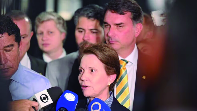 Tereza Cristina mantém esperança de compor chapa com Flávio Bolsonaro: ‘Até a hora final, tem espaço’