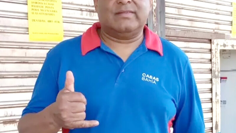 ‘Foi daqui que tirei meu sustento’, diz vendedor após fechamento da Casas Bahia em Ponta Porã