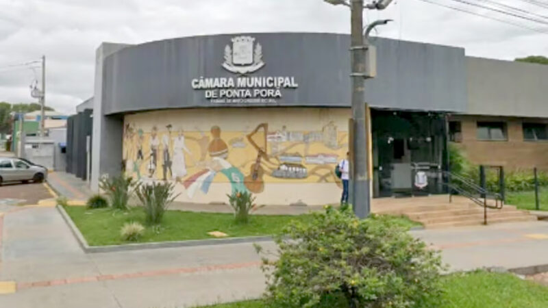 Concurso da Câmara de Ponta Porã abre vagas com salários de até R$ 8 mil