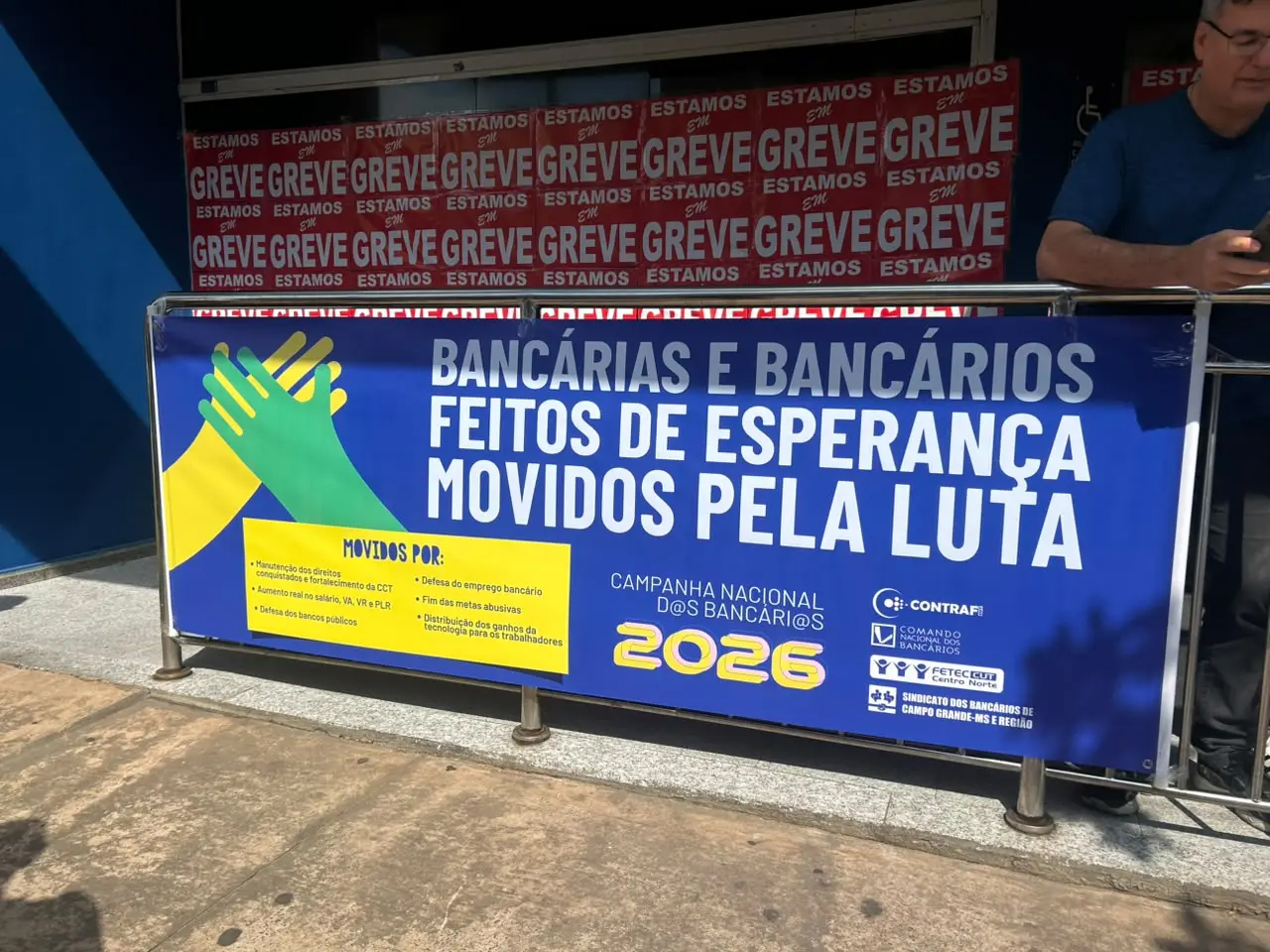 Com 52% dos votos, servidores rejeitam proposta da Caixa e greve continua em MS