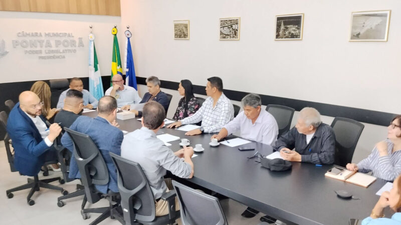 Câmara Municipal de Ponta Porã sedia reunião de trabalho do PARLIM